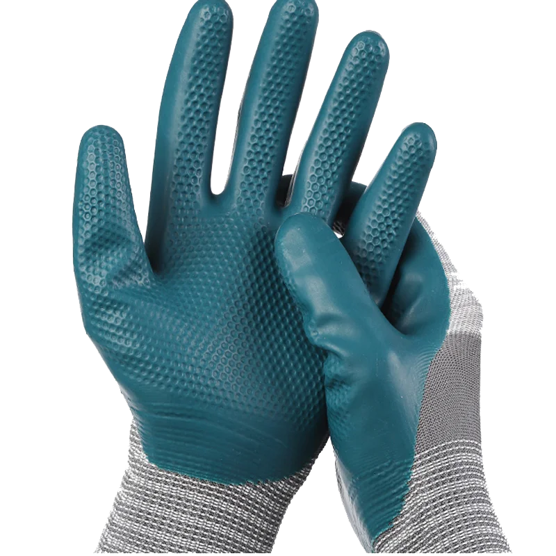 Manufacturer Custom Wholesale Work Latex Coated Gloves Cheap Safety Latex Gloves