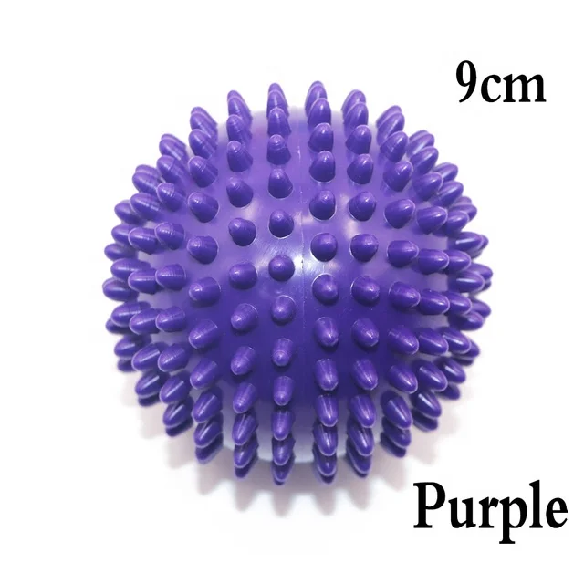 PVC Plastic Pink Spiky Massage Ball 9 cm