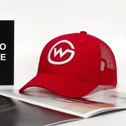 Unisex Tennis Summer Mesh Cap Adjustable Running Cycling Shipping Triangulation Sports Cap Cotton Gorras