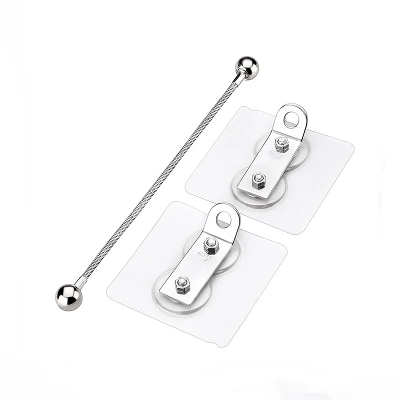 DIY Stainless Steel Anti Tip Furniture Anchor Wall Straps Metal Furniture Safety Strap for Baby Proofing Earthquake Resistant