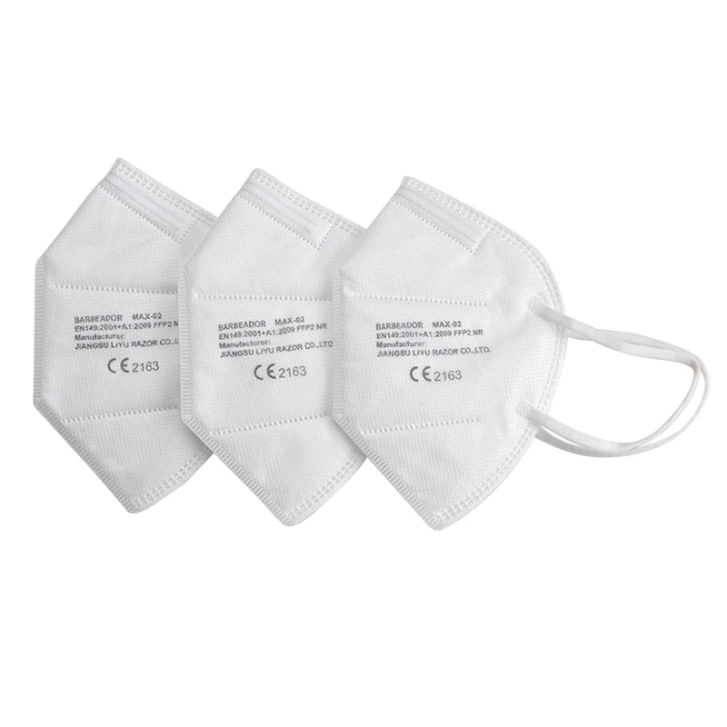 
Disposable Non-woven white FFP2 face mask with CE protective mask 