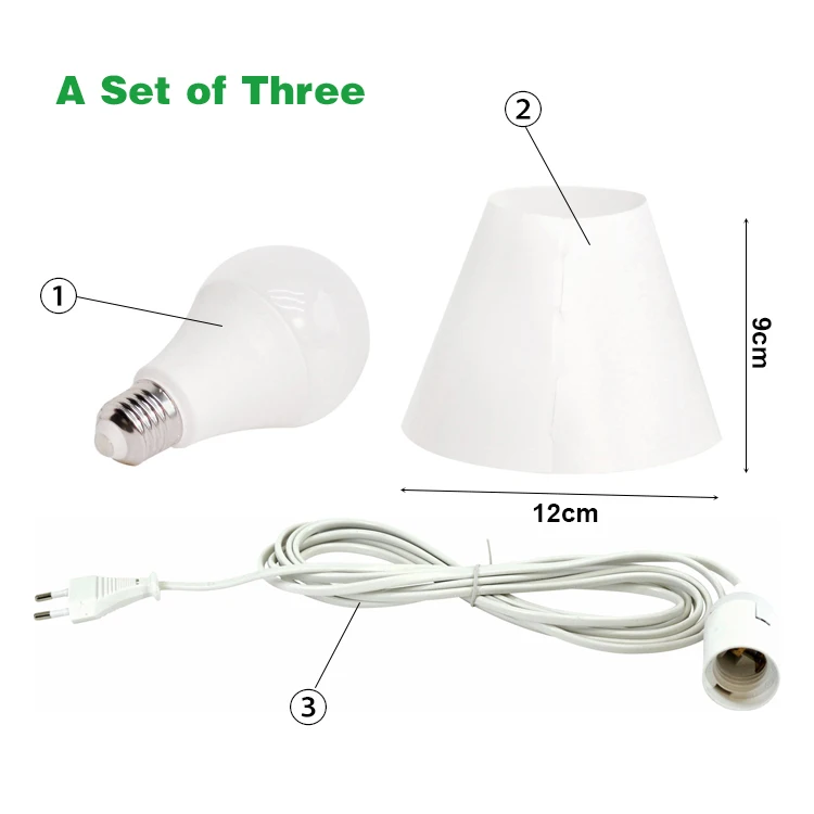 6400k 15w Led Full Spectrum Grow Light Bulbs E27 Socket White Grow Bulb Growing Lamp for Indoor Plants