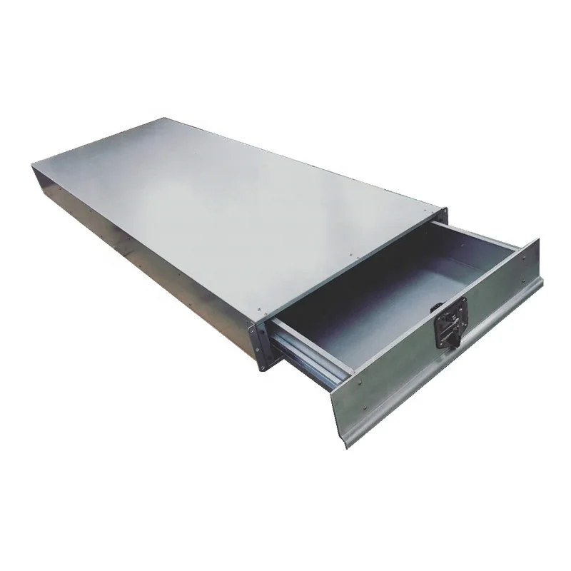 UTE Custom Size 1500mm Dual Cab Tool Box with Roller Drawer Waterproof under Tray Drawer Aluminium Steel/Iron Material Storage