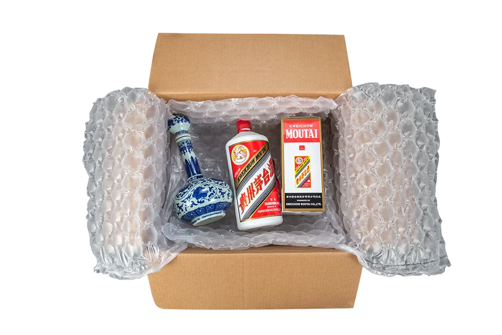 Wholesale Transport E-commerce Packaging Waterproofing Air Cushion Gourd Film PO Aerator Bubble Air Wrap Protective Film