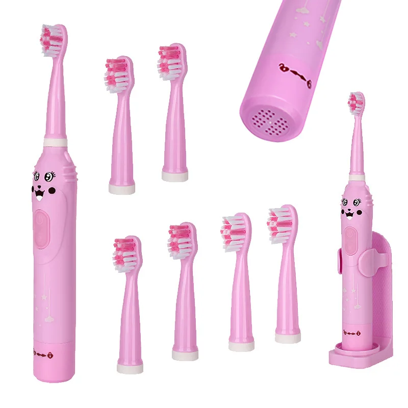 Children Cartoon Music Electric Toothbrush USB Charging Waterproof Soft Bristle Tooth brush