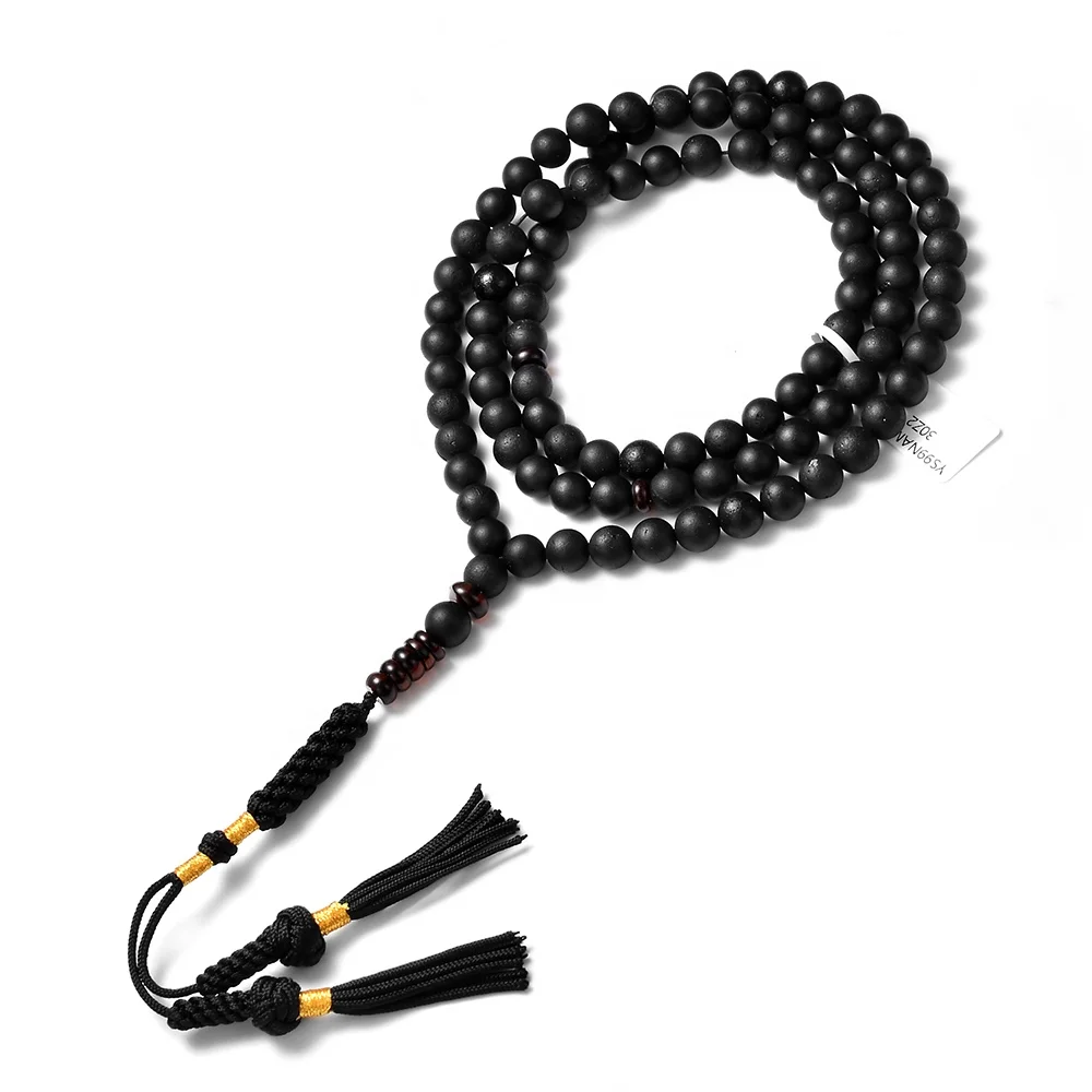 YS99NAM022 янтарные бусы из натурального черного цвета Tasbih Tasbeeh ювелирные изделия Myanmar четки мусульманские