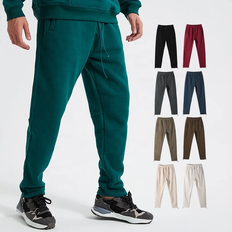 Heavyweight Sweatpants Straight Leg Sweatpants Wholesale 100 Cotton Sweatpants High Quality