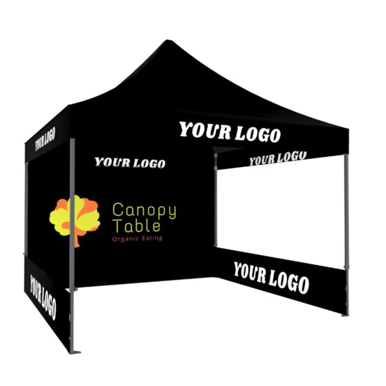 Aluminum Frame Folding Waterproof Gazebo Pop Up Canopy Tent for Printed 10x10 10x20 Outdoor Event Party Trade Show Custom Logo