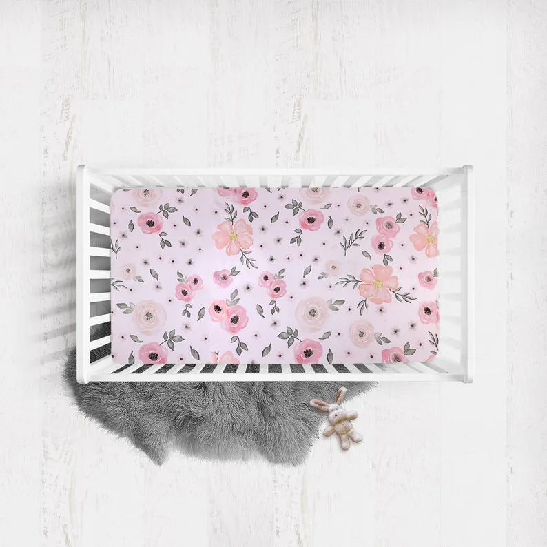 Kid bedding sets ropa de camas draps children infant changing pad toddler boy girls diapers  mat newborn baby bed sheets