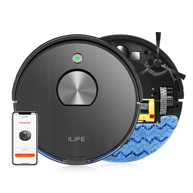 ILIFE A10s Robot Vacuum Smart Laser Navigation and Multiple Floor Mapping 2000Pa Strong Suction Home Robot Vacuums