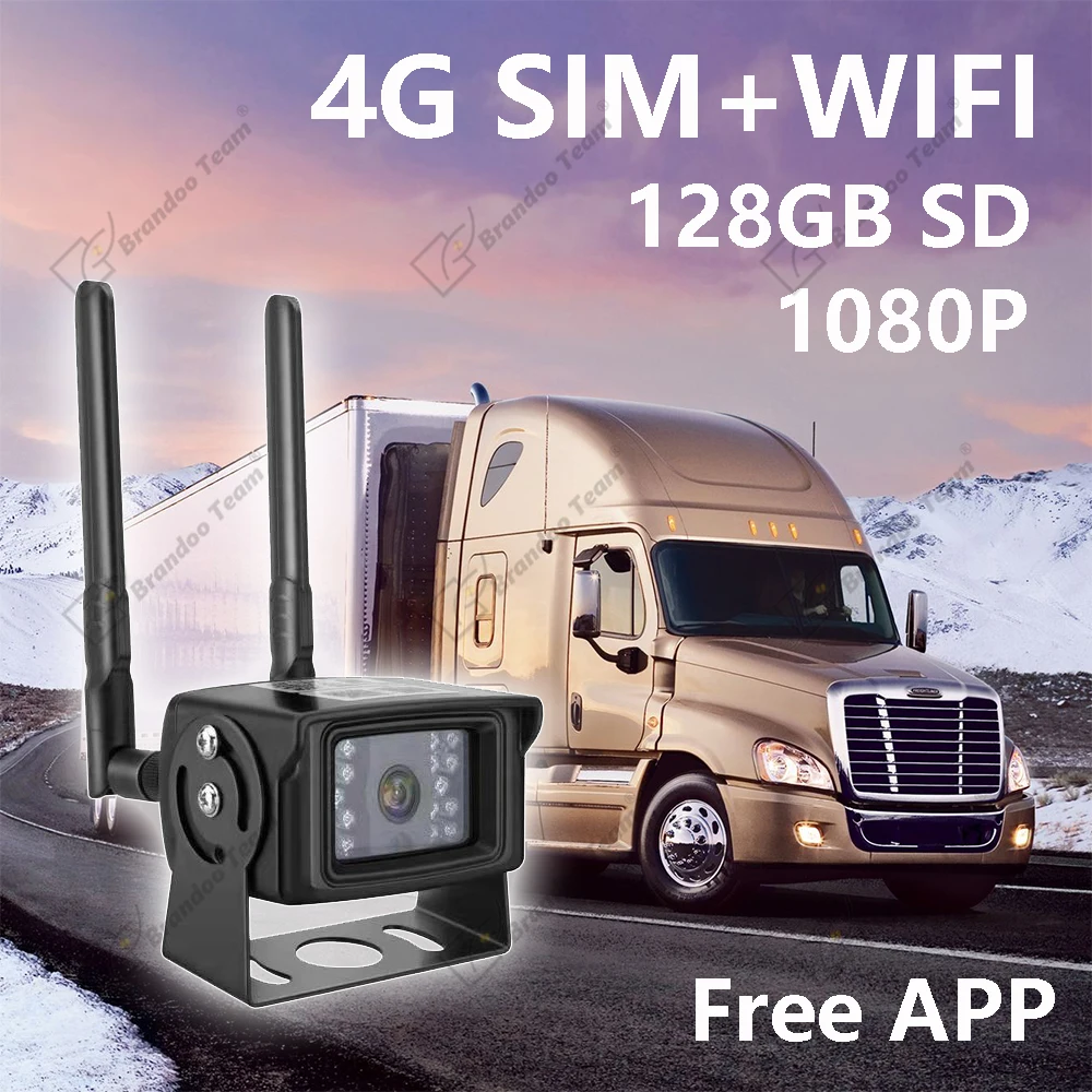 4G 1080P HD Bus Outdoor CCTV IP66 Security Surveillance Wireless MINI IP WIFI Car In-vehicle  Infrared Camera