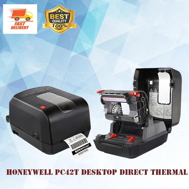 104mm portable thermal barcode printer with Ethernet Honeywell PC42T