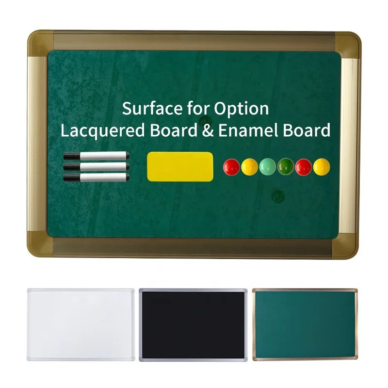 School office home training meeting wall mount hanging aluminum frame notice message felt pin cork bulletin board