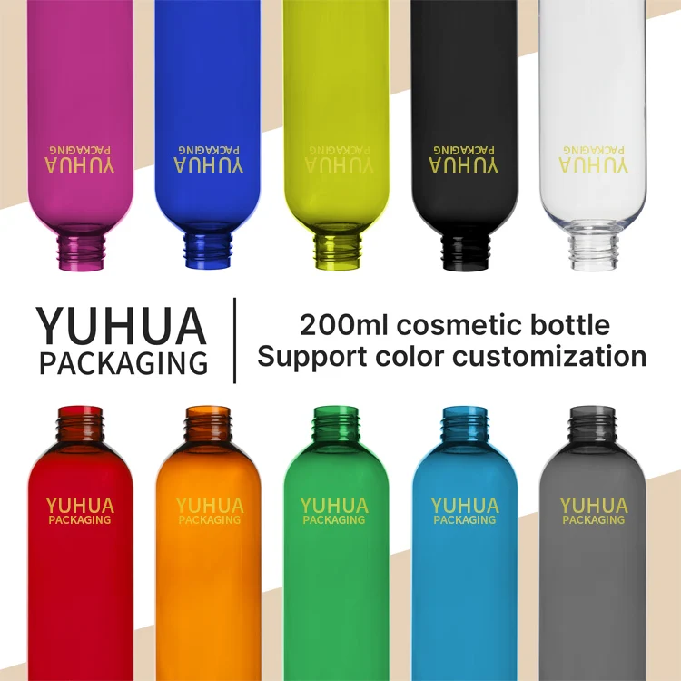 Amber Wholesale 200ML Empty Red Plastic Trigger Mist Spray Bottle With Sprayer For Cleaner Spray
