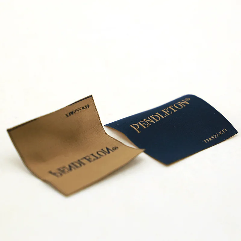 The Newest Woven  Care Content  Clothing Labels With Own Logo With Laser Cutting  For Towels Handmade Items