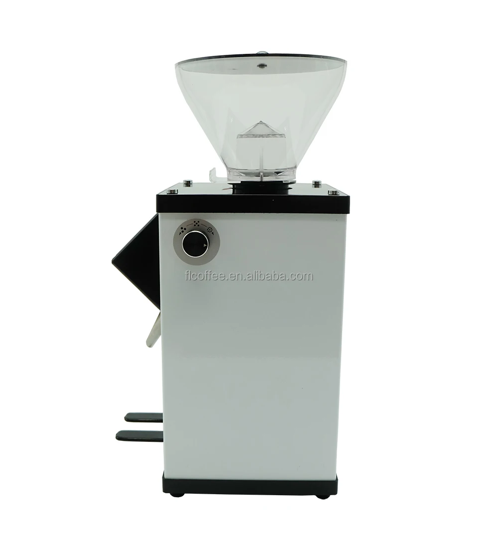2023 Hot selling commercial Flat burrs coffee grinder LED touch screen electric coffee grinder espresso coffee maker LJ-64C