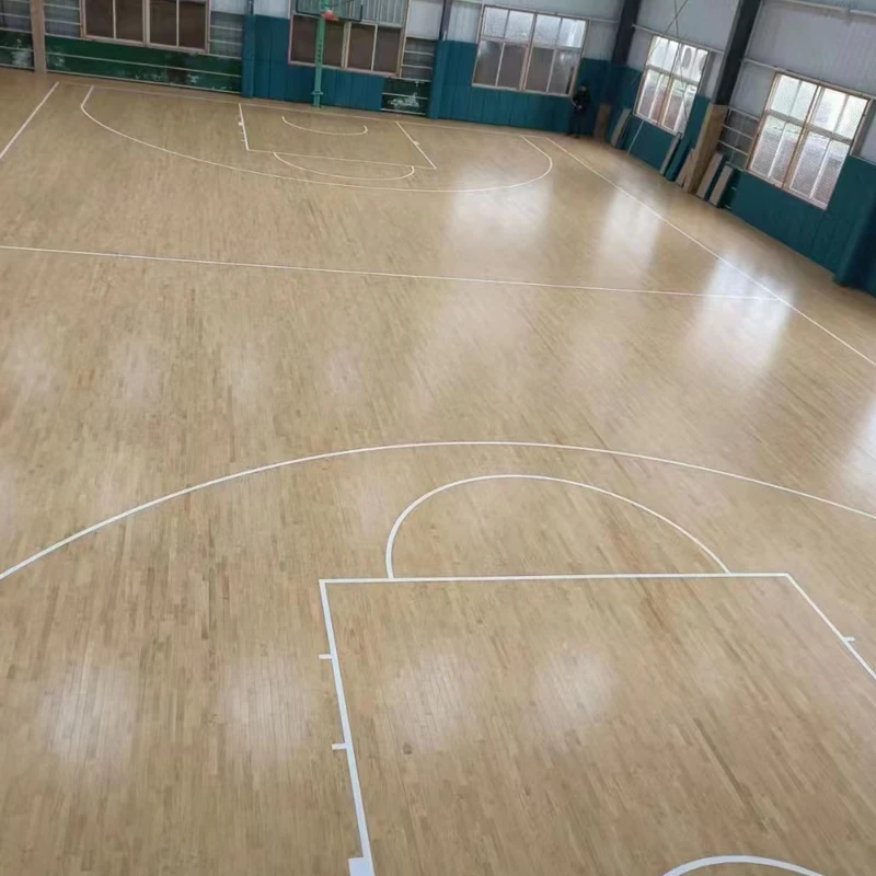 China Supplier Professional Maple Sport Floor Indoor Wood Gym Flooring