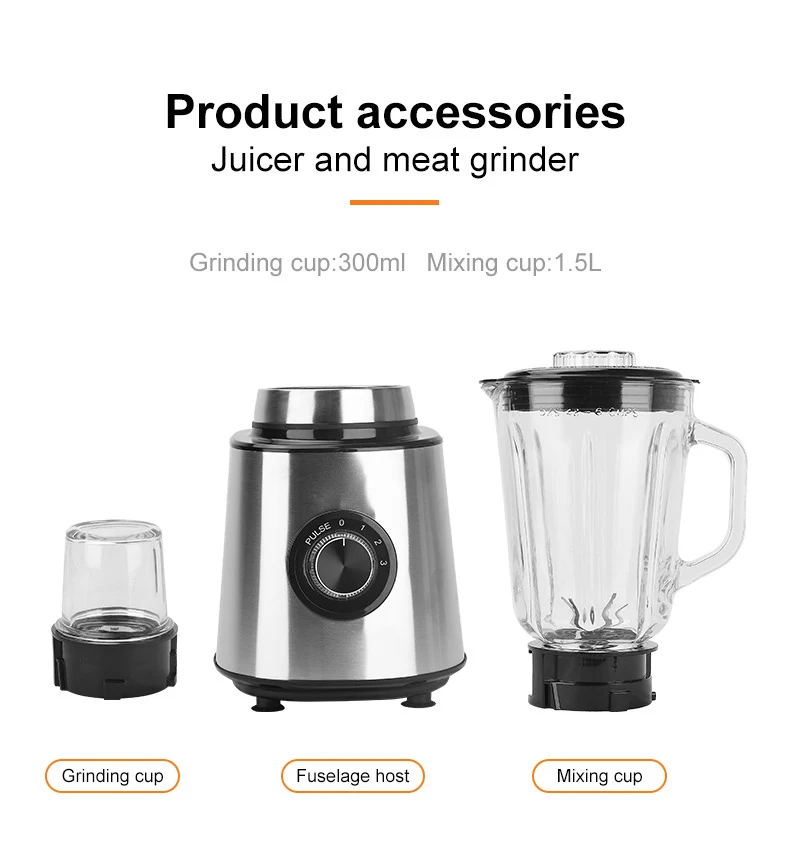 Hot sell High speed breaking ice multifunction commercial portable electric blenders usb rechargeable juice blender