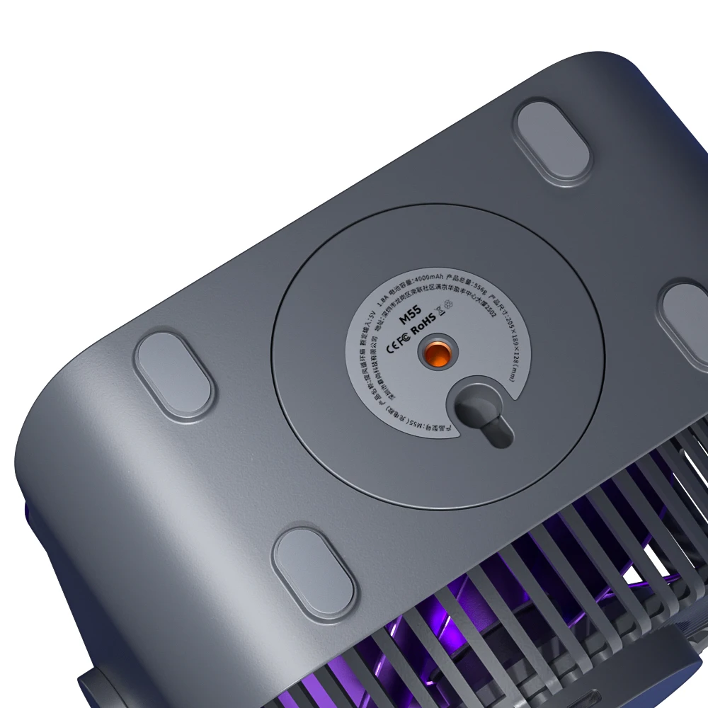 Portable wall mount fan table fan  household or outdoor air circulation cooling USB rechargeable wireless fan