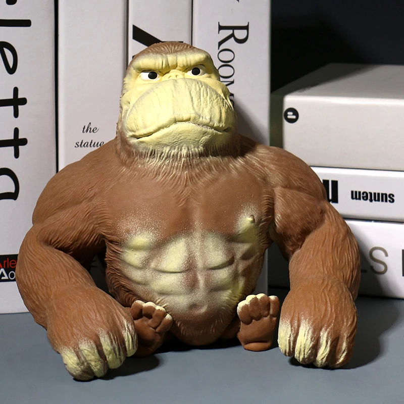 New Tik Tok Popular Maxi Baba Tpr Decompression Gorilla Squishy Toy Stress Relief Monkey Fidget Gorilla Toy