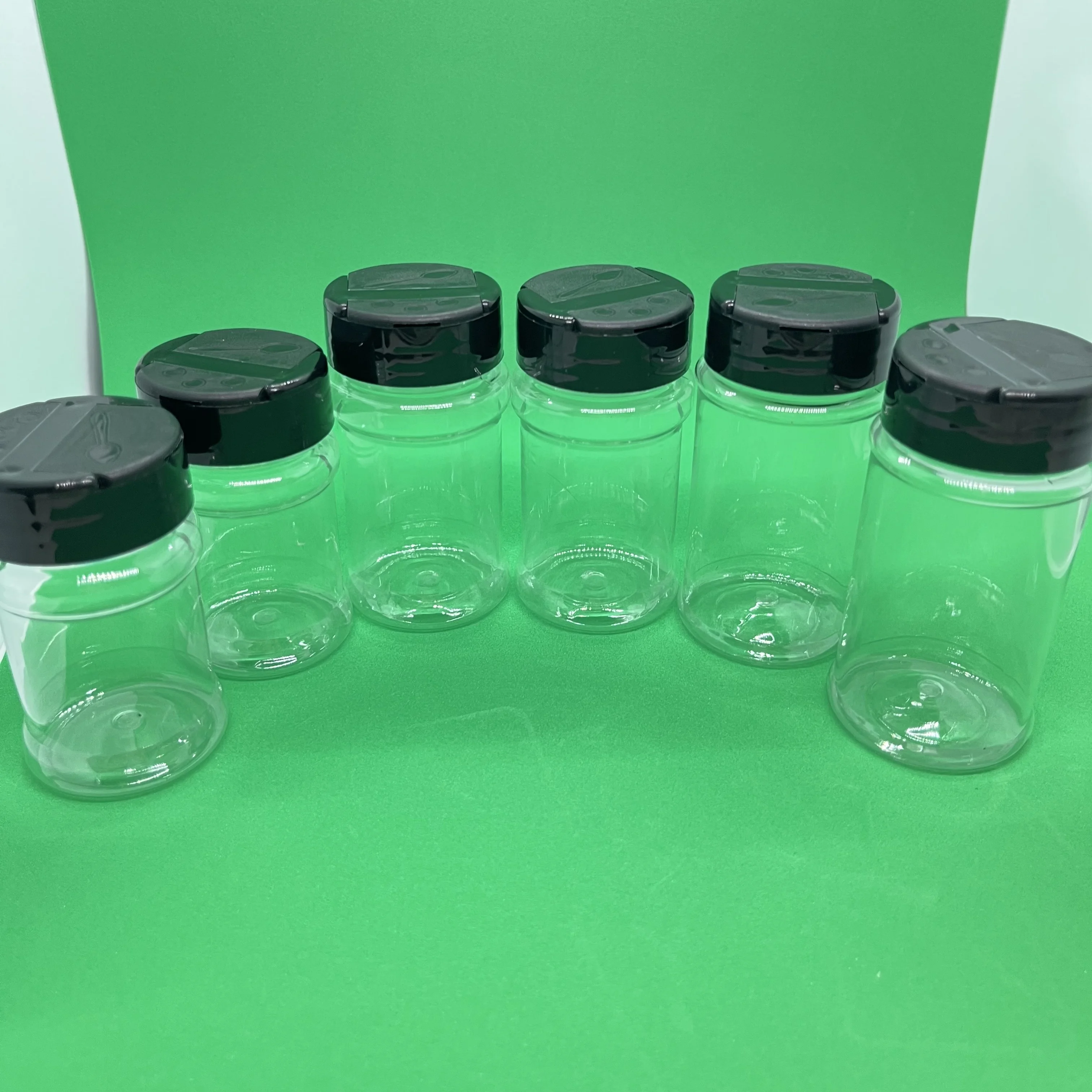 2/3/4/5oz  Wholesale Salt & Pepper Shaker Plastic Container / Mini Disposable Plastic Salt And Pepper Shaker Jar