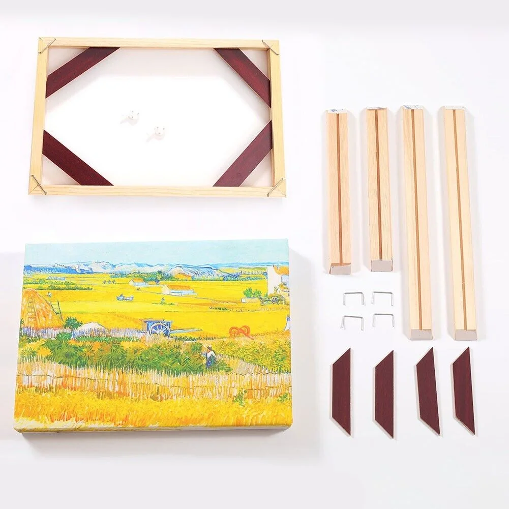 canvas frame stretcher bars for diy needlework canvas inner solid wood photo picture painting frame kit display stand rectangle