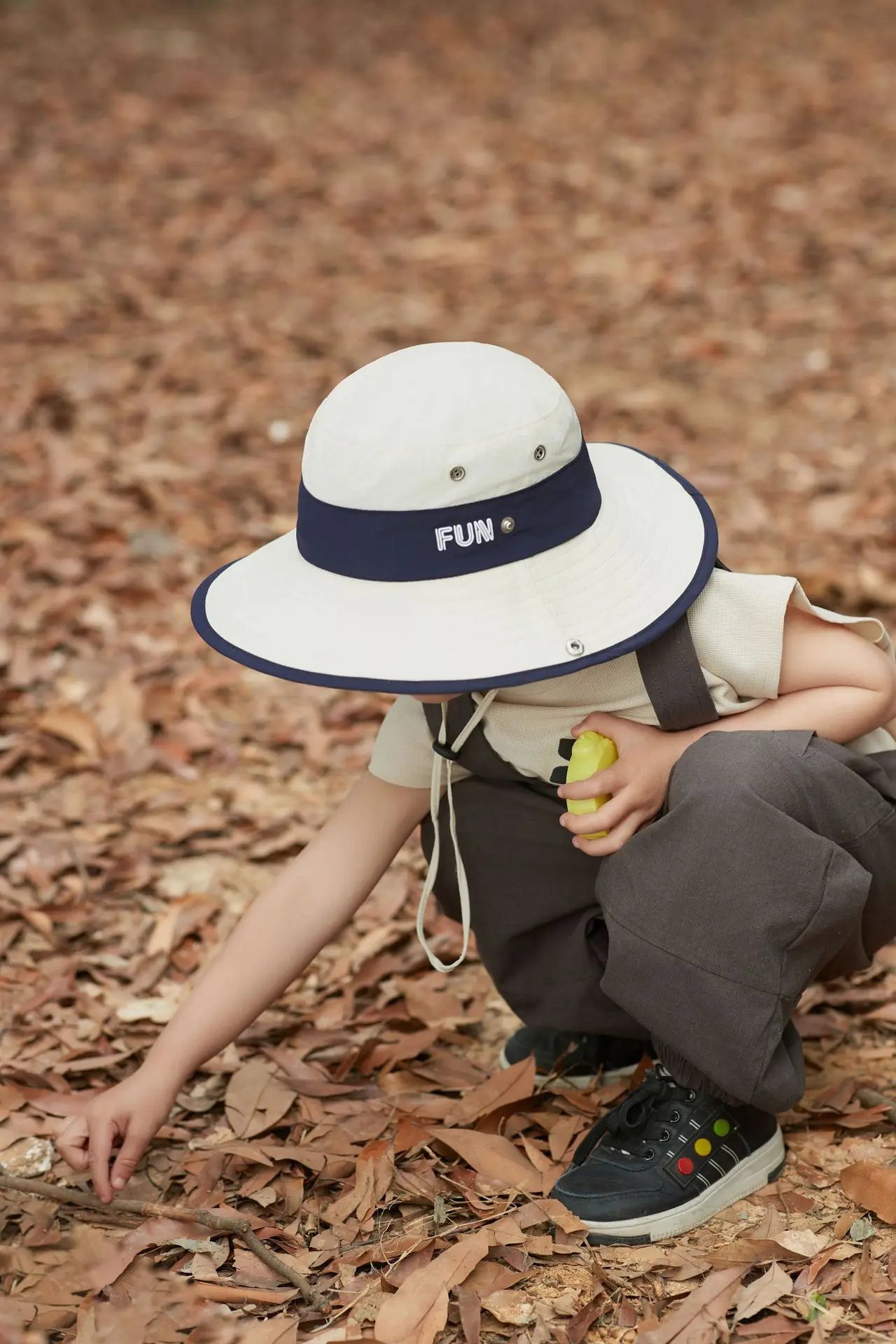 2024 Spring and Summer New Children Unisex Cowboy Hat Men's Simple Unisex Style Camping and Play Sun Hat