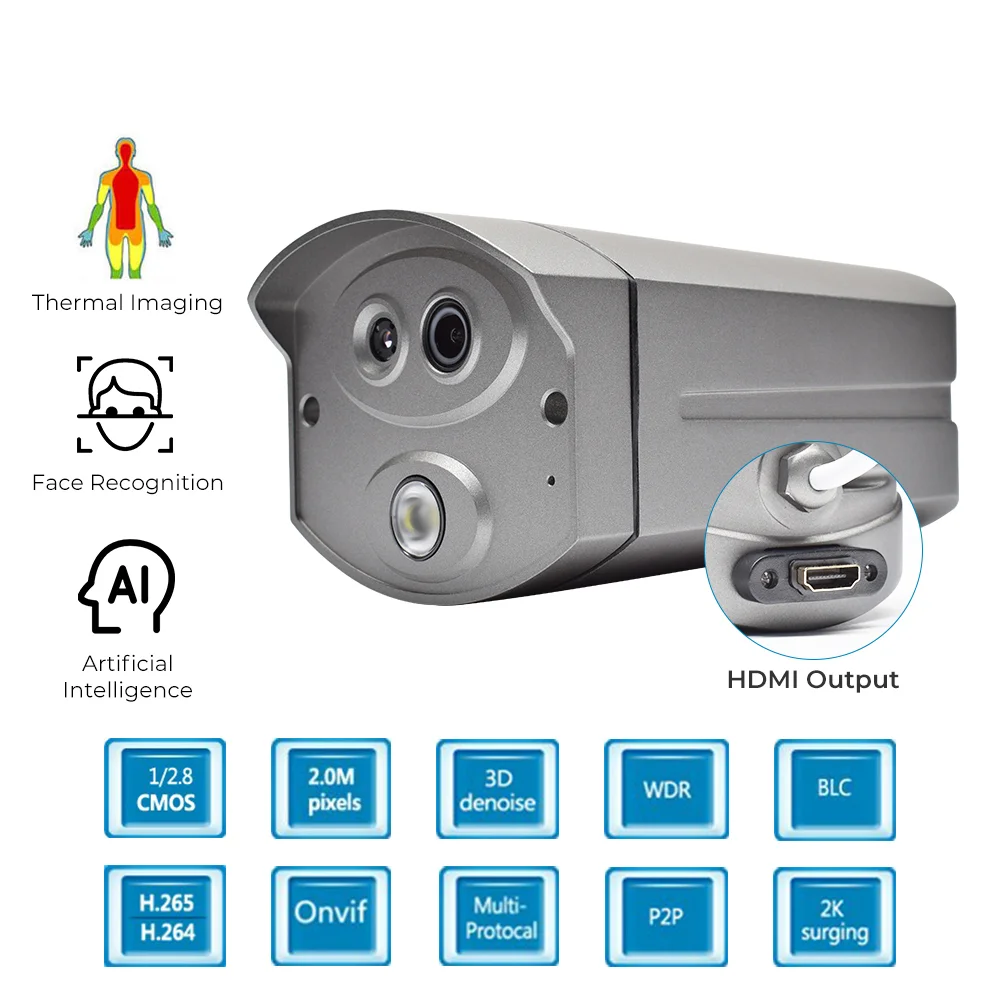 New arrival IP/4G Thermal camera for Smoke and Fire Alarm