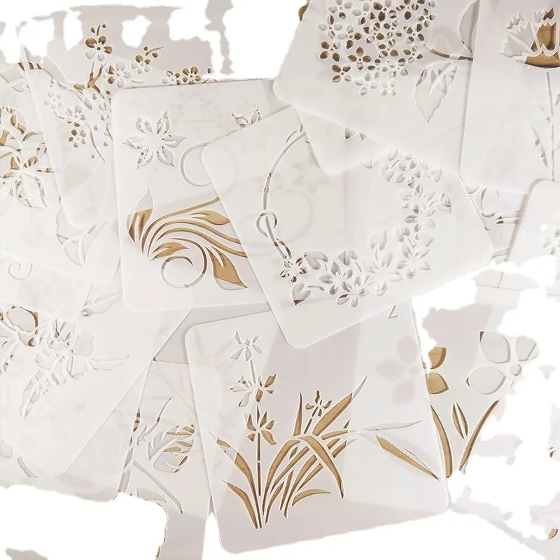 Custom laser cut spray paint stencils for spray painting reusable plastic adhesive craft stencil