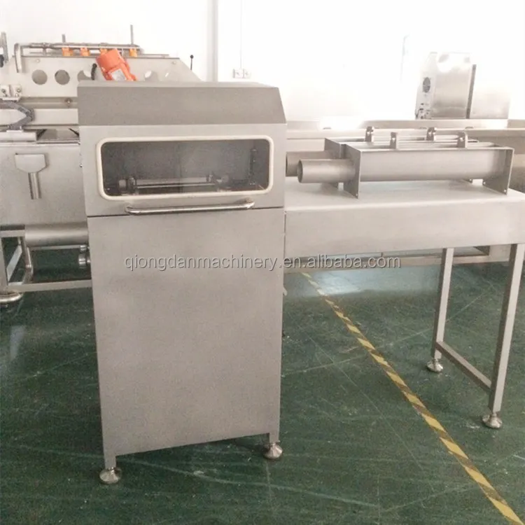  Synthetic meat steak mutton beef pork roll frozen block forming machine filling press and packing clipper