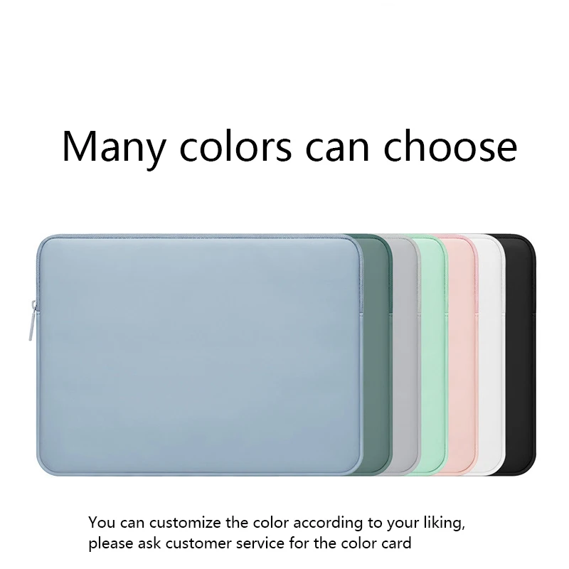 Hot Selling Zipper Neoprene Laptop Sleeve Case Notebook Liner Bag 11 13 15 Inches Computer Protective Cover
