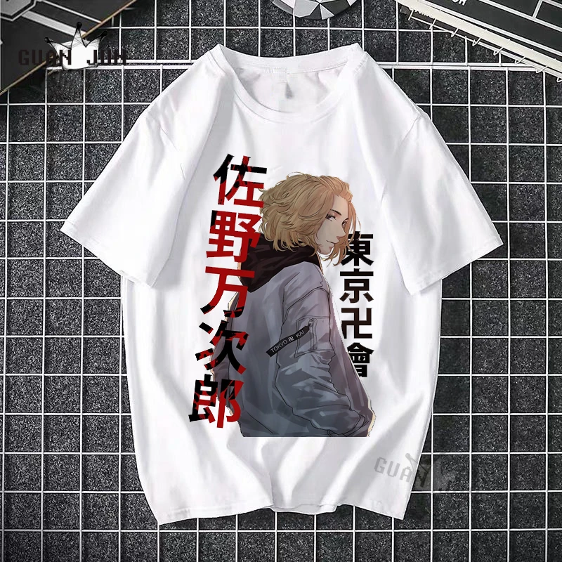 Hot Japanese Anime tokyo revengers 2021 T Shirt Men Cartoon  T-shirt  Graphic Tees Unisex Tops Tshirt Male