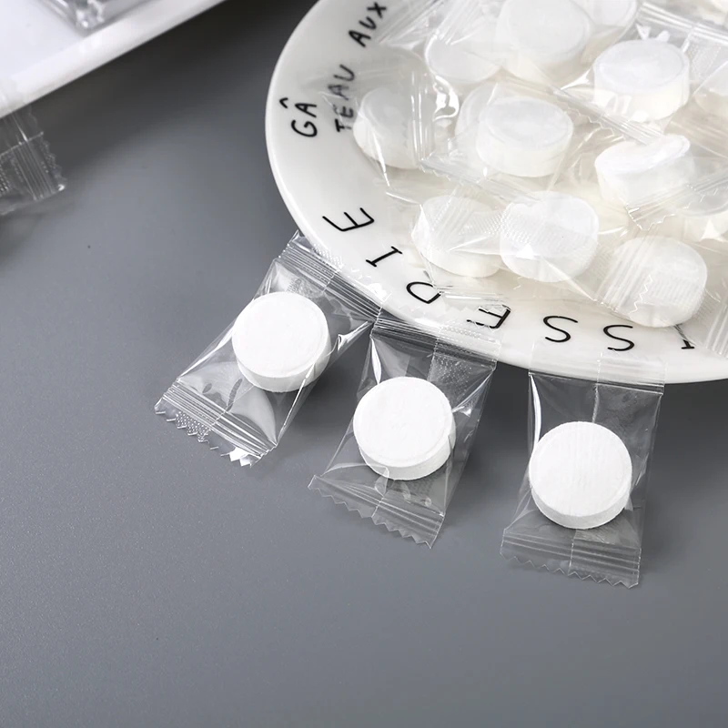 
Hot selling towel tablets compressed compressed cleansing towel yiwu compressed towel for Easy to carry 100% cotton 