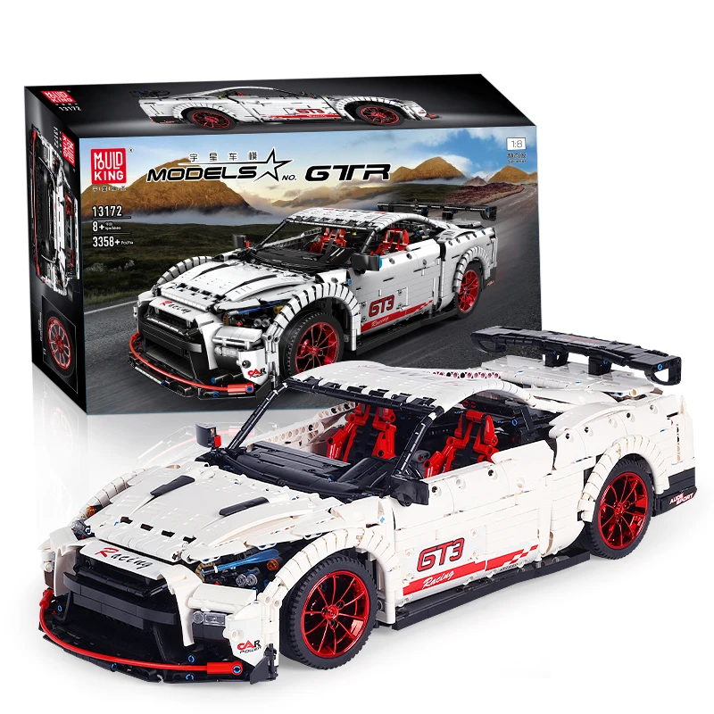 Mould King 13172 Sports Supercar Racing Car 3358pcs Model Car Bricks Toy Sets Model Building Blocks