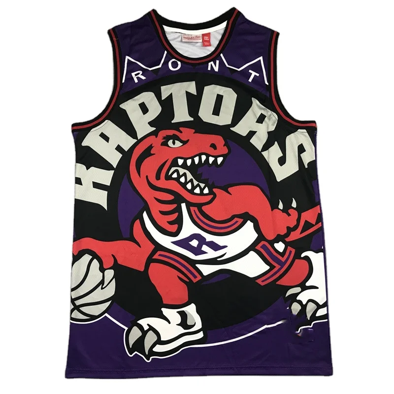 
Summer printed basketball jersey Raptors No. 1 Tracy McGrady classic basketball jersey Loose and comfortable practice jersey 