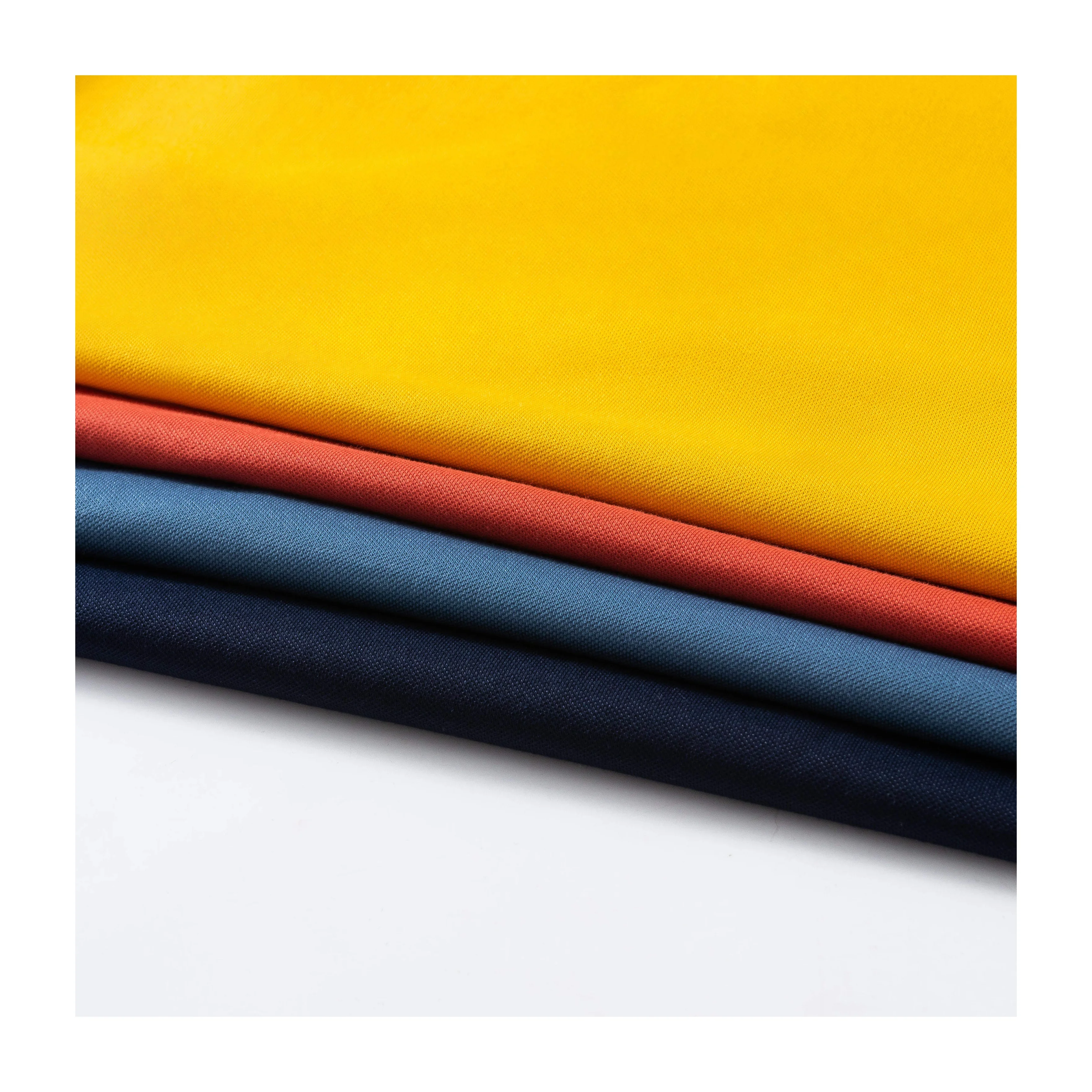 Economical And Environmentally Friendly Polyester Cotton Spandex Pique Mesh Mercerizing Fabric