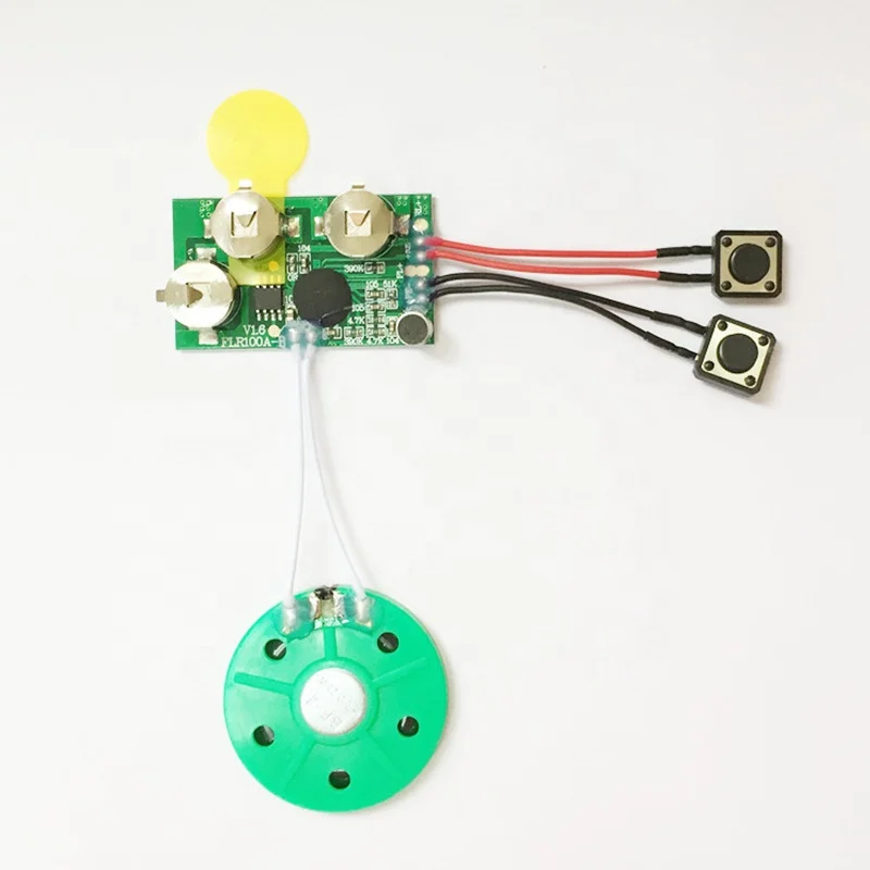 Mini Sound Sensor Voice motion sensor recordable sound module for Gift Cards and Box Greeting Card Music Chip