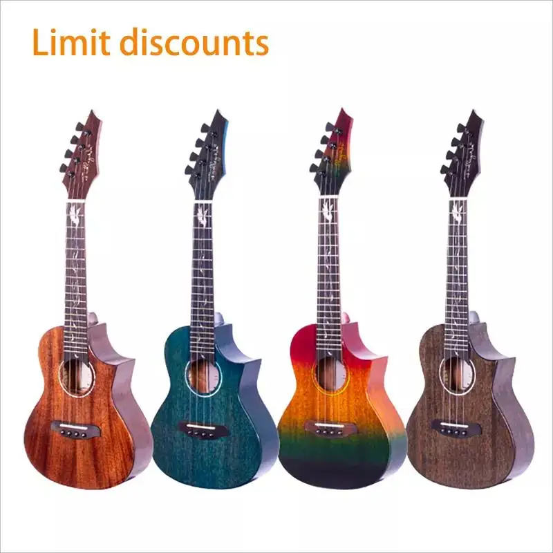 GALYDA Tenor Acacia Wood Baritone 26 Inch Baritono Mahogany Veneer Ukulele