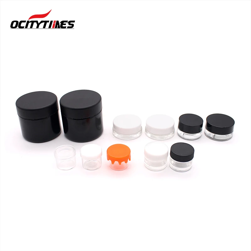 Customization empty glass jars 1g 2g 3g 4g 5g 5 gram glass jar