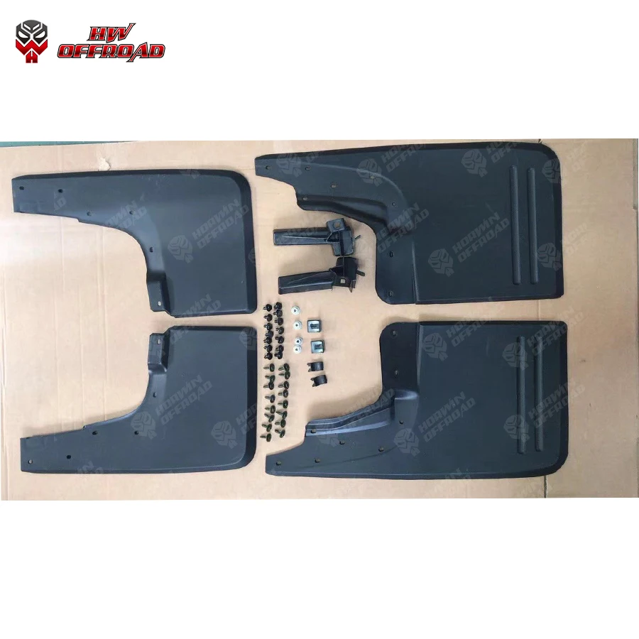 4X4 Offroad Auto Exterior Parts Fender Flares Mud Guard Flaps For Amarok 2015+