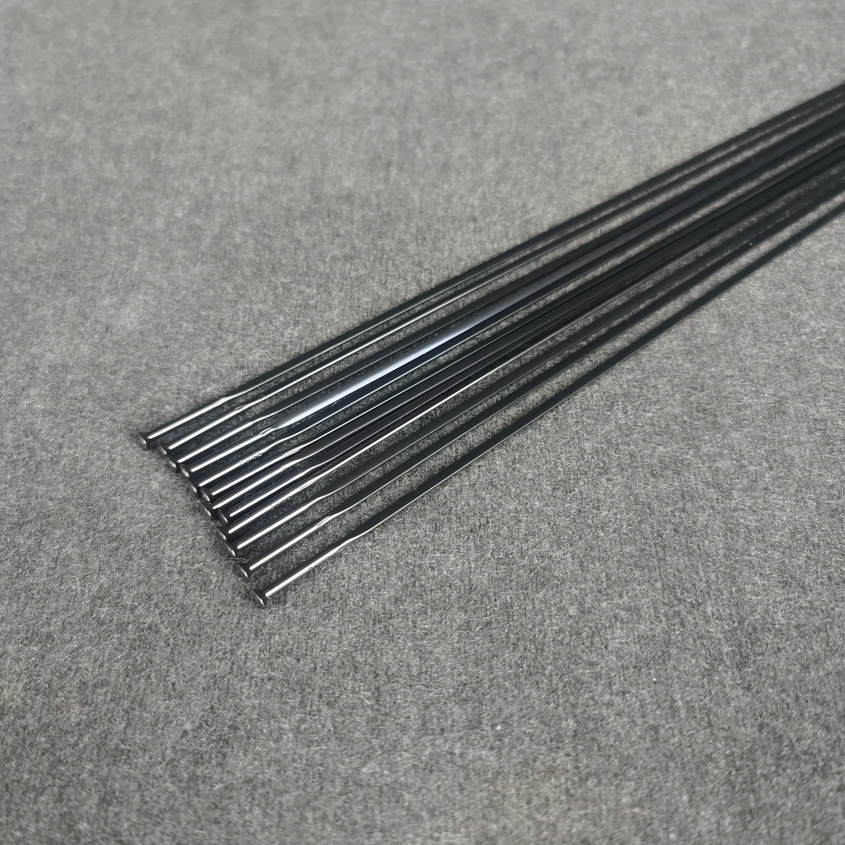 TB2582 MTB And Road Carbon Fiber Bike Wheelset Used Sapim CX-Ray Spokes BLACK Bladed Aero Spoke Straight Pull For Bicycle Wheel