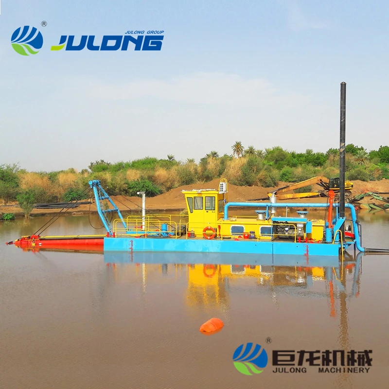 Cost Effective CSD300 Julong Sand Making River Lake Sea dredge Boat For Sale