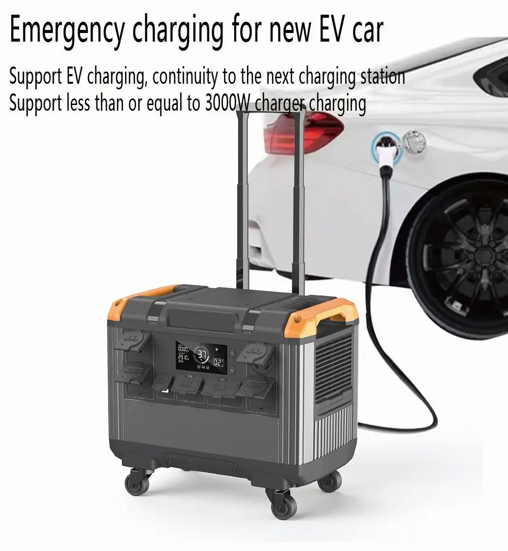 Solar Energy System 2000W 5000W Lithium Solar Power Station 1000W 500W 3000W Portable Power Station Solar Generator