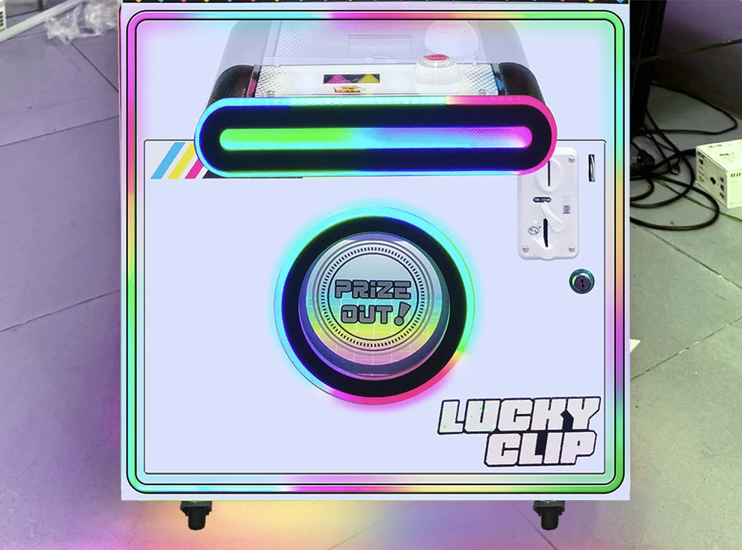 Mini Small Prize Vending Machine For Arcade Zone Coin Operated Quality Clip prize Gift Claw Machine Game