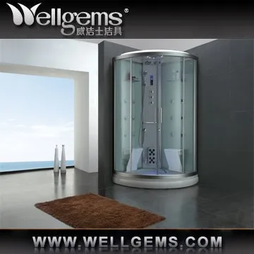 Steam Shower Cubicles wet sauna personal massage shower  combo hydromassage box  douche Leisure health care wet humid heat