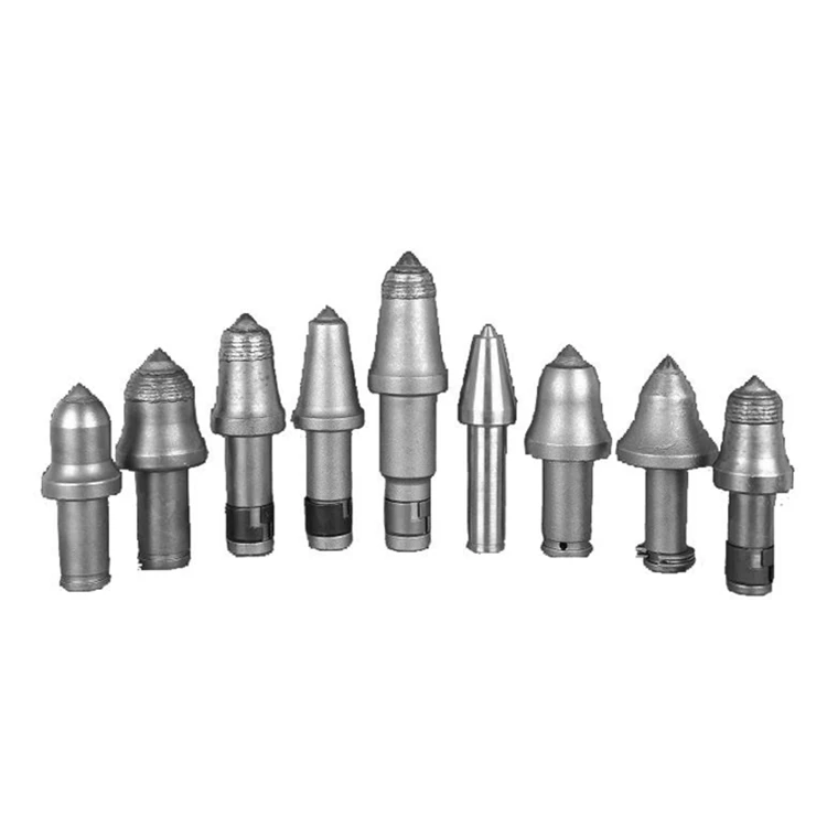 Trenching cutter picks foundation drilling bits round shank cutter bullet teeth