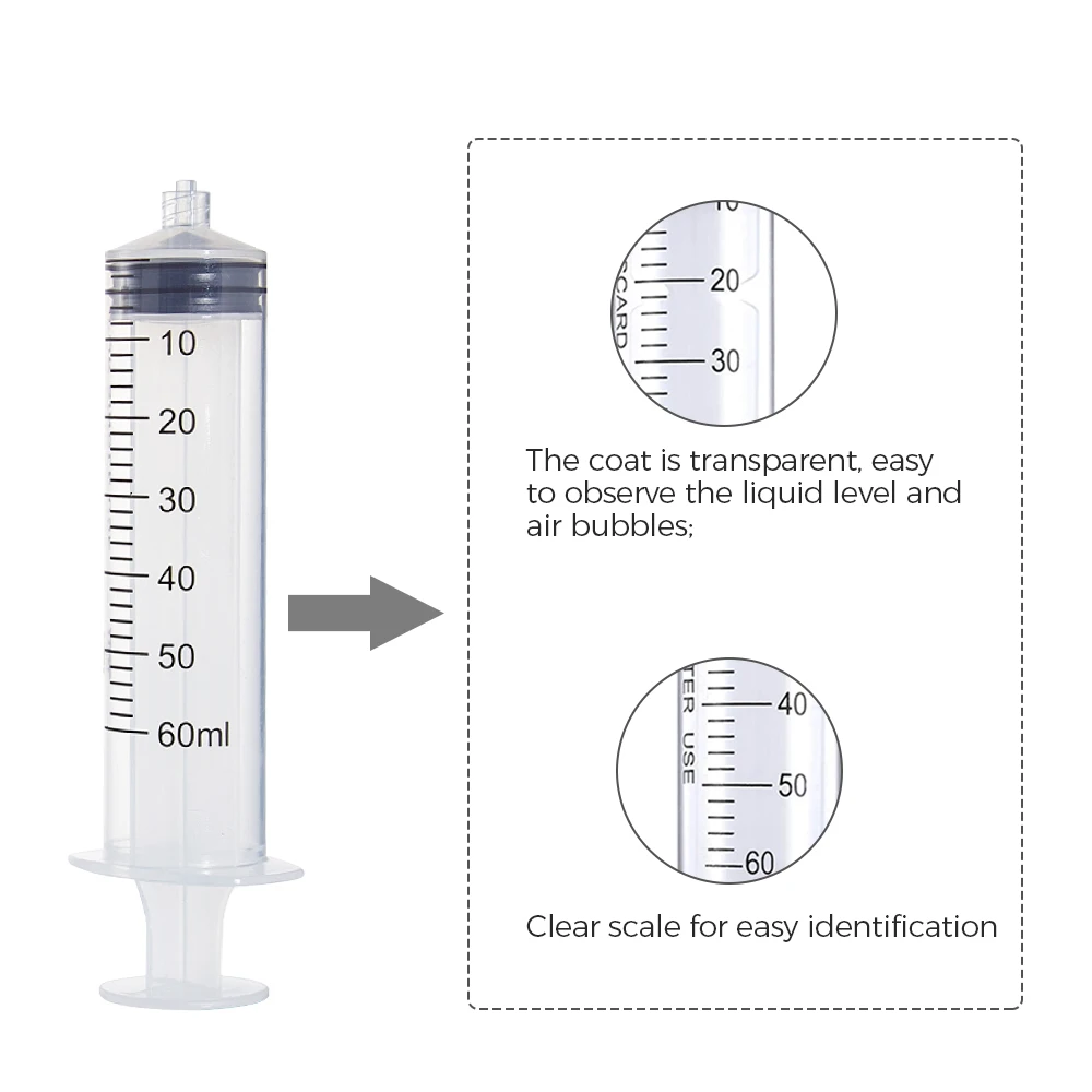 KDL CE ISO Approve Manufacture 1ml 3 ml 5ml 10ml 20ml 60ml Disposable 3 Parts Plastic Luer Lock Syringe With Needle
