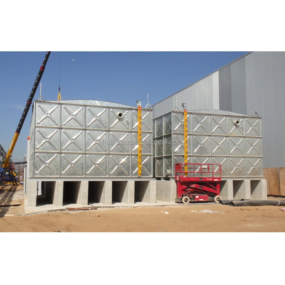Sectional Square Bolted Stainless Steel Water Storage Tank SS 304 316 50000 Gallon Litre Liter Cubic Pressed Water Tank