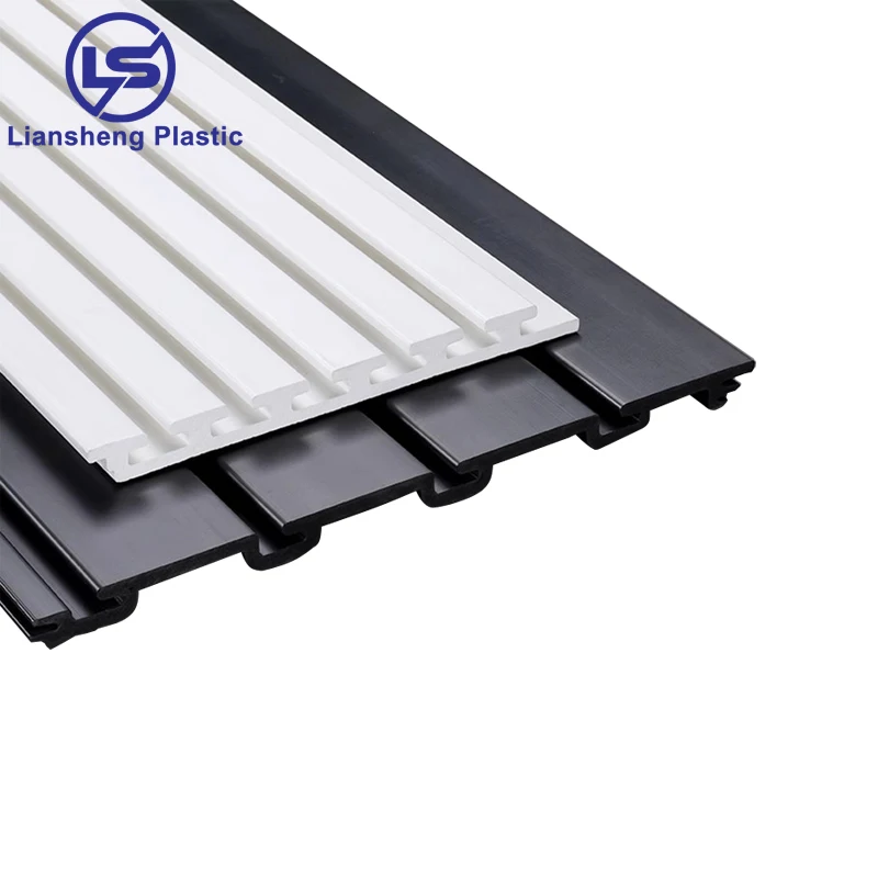 Slatwall Panels  for store Decorative Panel Slatwall Panel Garage  PVC Factory  PVC Fitting Factory