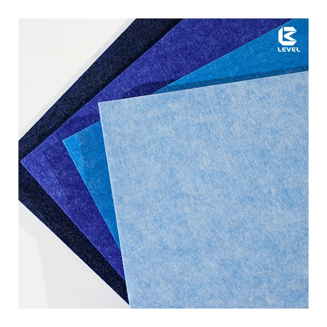 Leveltech Colorful 100% Recyclab Material Decorative Wall Panel Polyester Fiber Acoustic Panel
